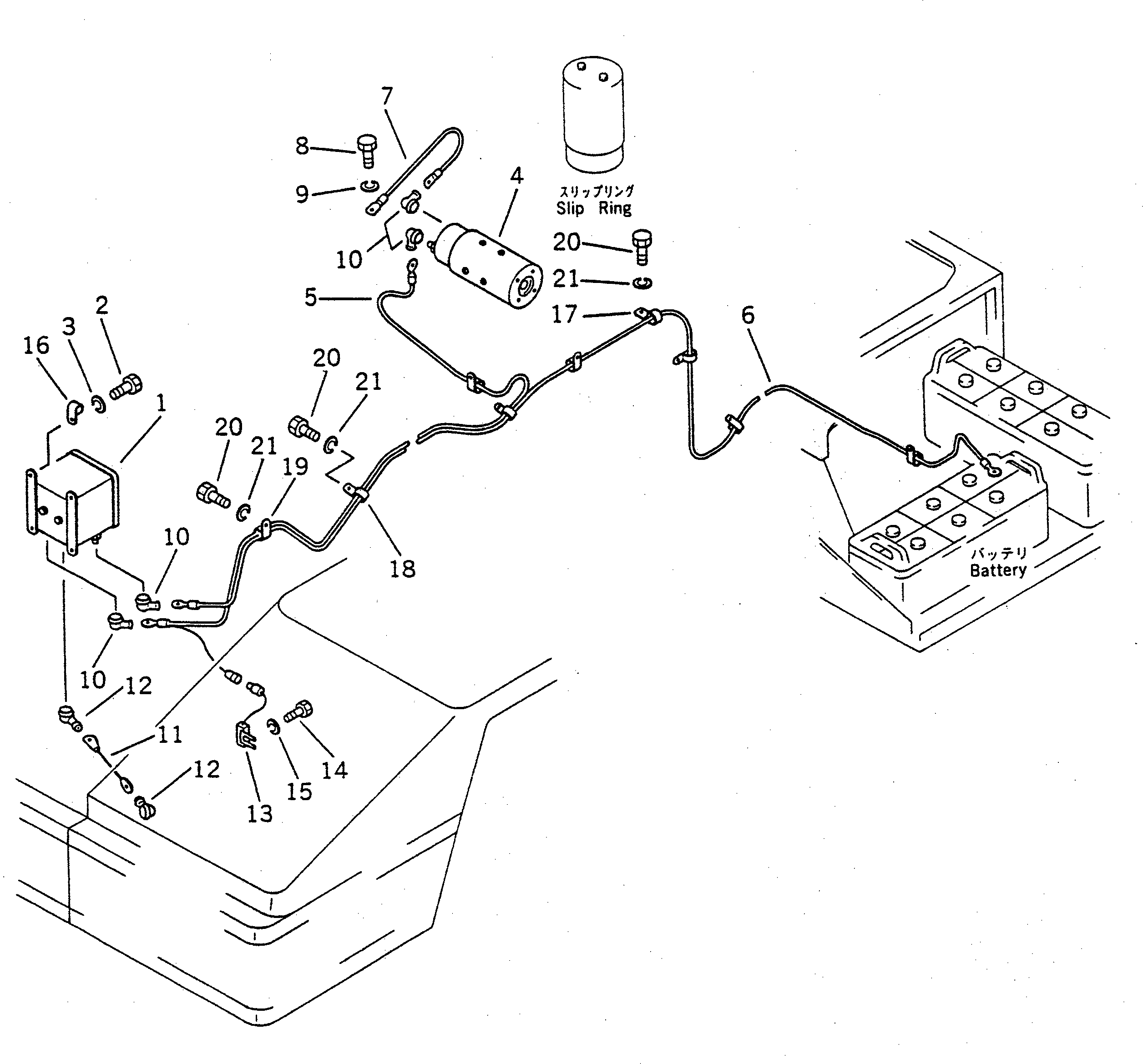 Провод 22W-06-14440 Komatsu