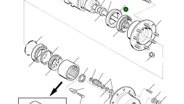 Приводной вал HU0602006 Komatsu