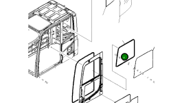 Поликарбонат 20Y-968-B370 Komatsu