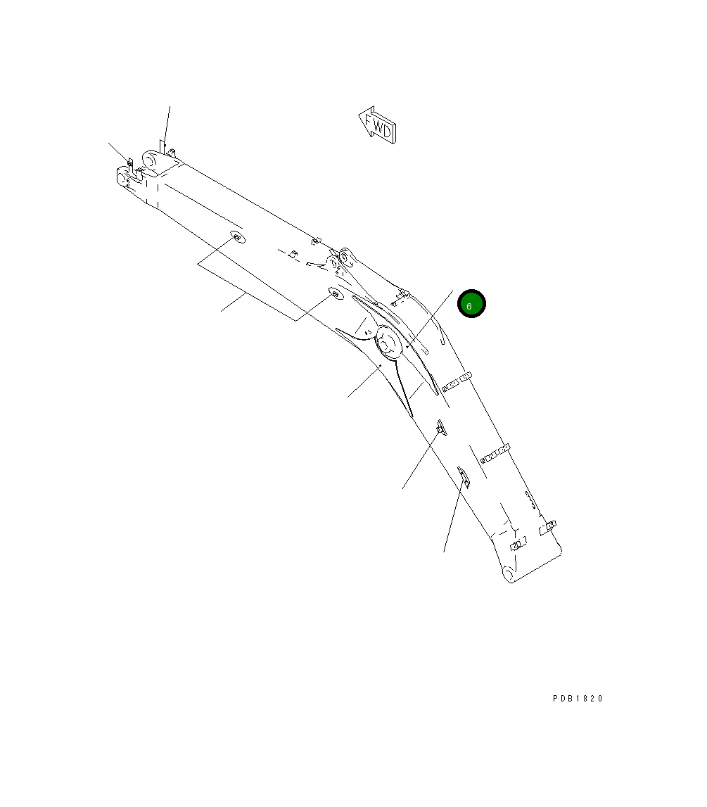 Пластина 20Y-970-2B51 Komatsu