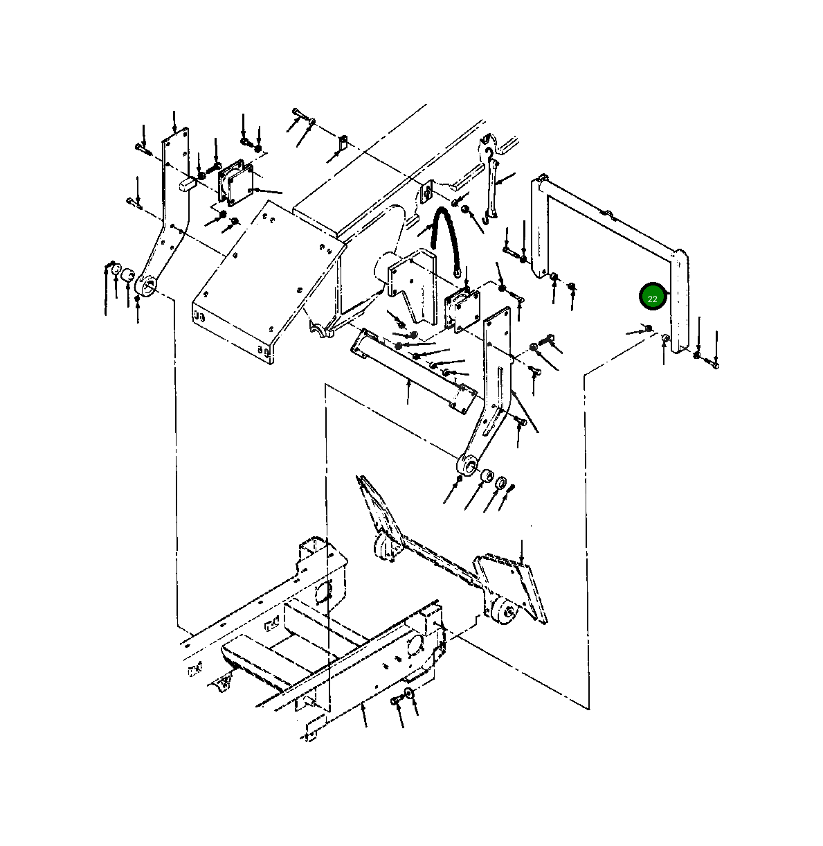 Сварная дужка 156 972 Komatsu
