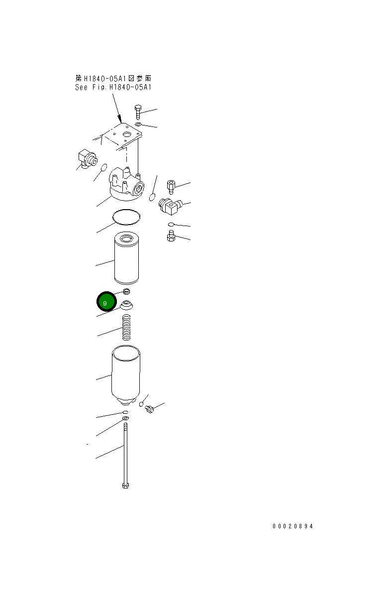 Прокладка 419-15-14870 Komatsu