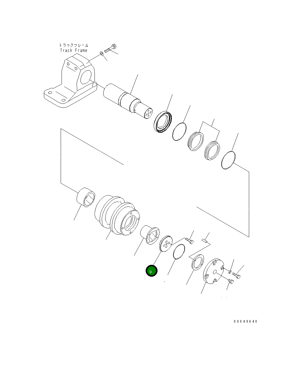 Проставка 21T-30-33150 Komatsu