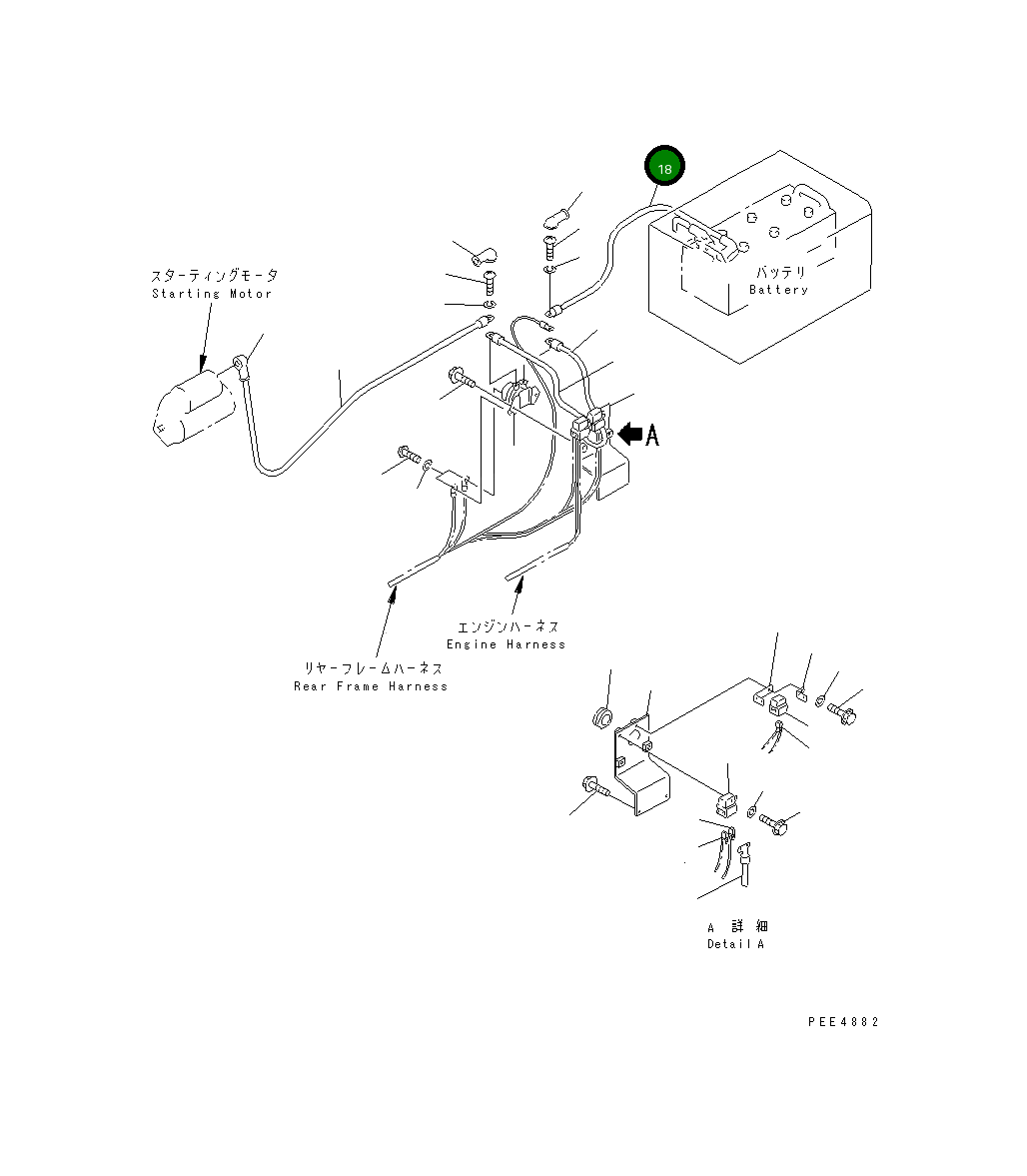 Провод 423-06-22320 Komatsu