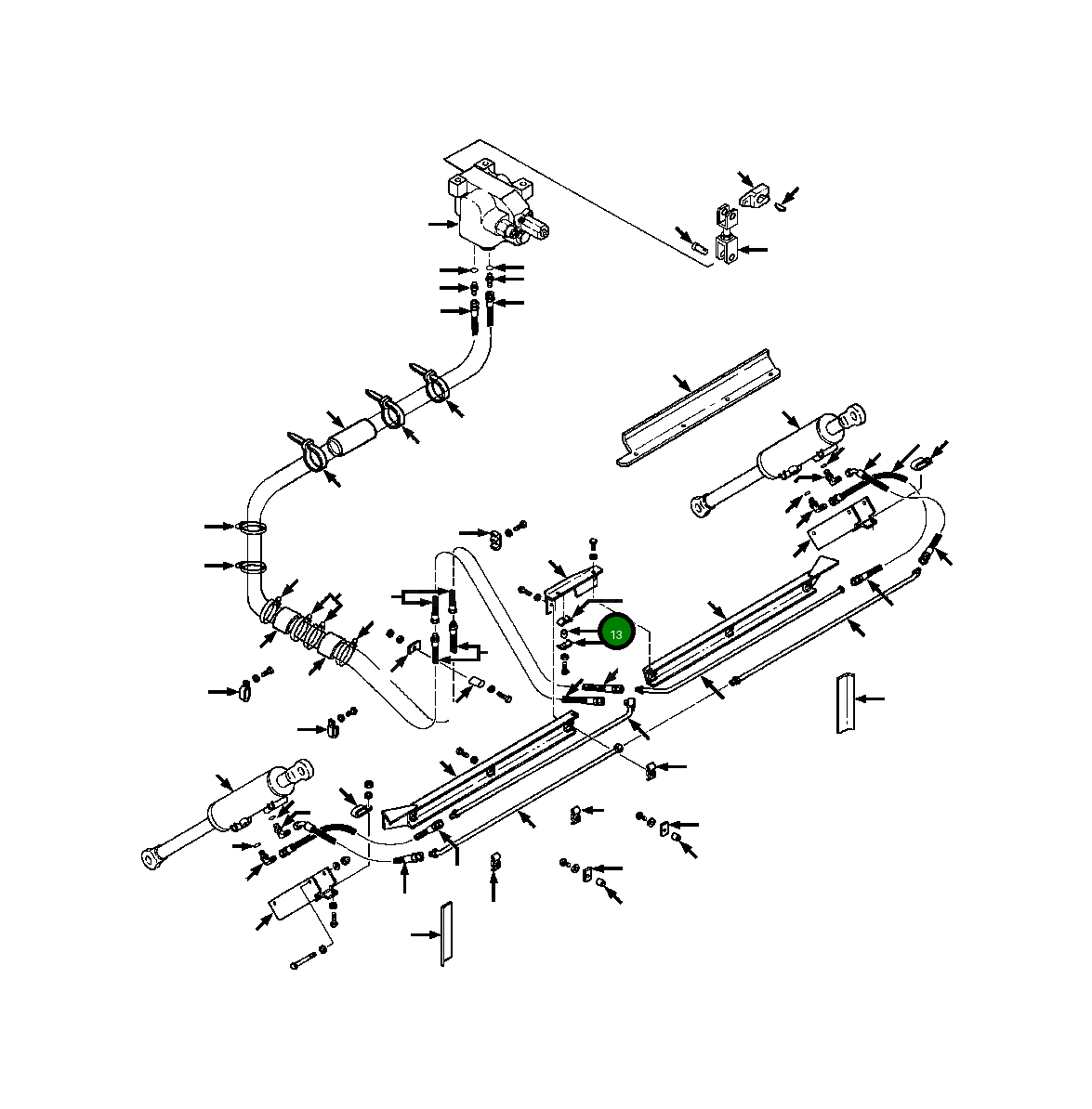 Проставка 264 551 R1 Komatsu