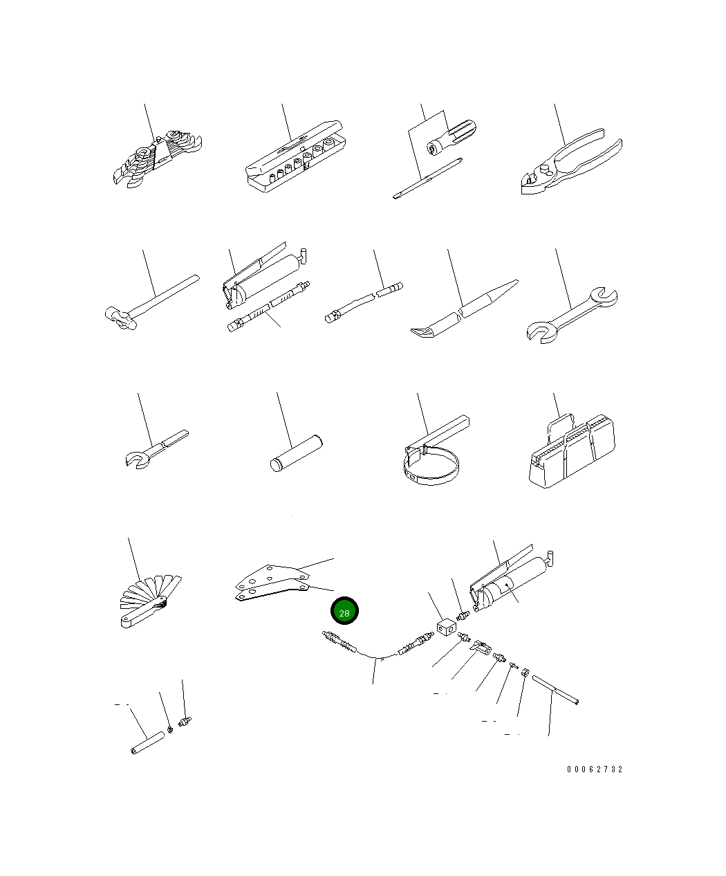 Прокладка 156-98-14121 Komatsu
