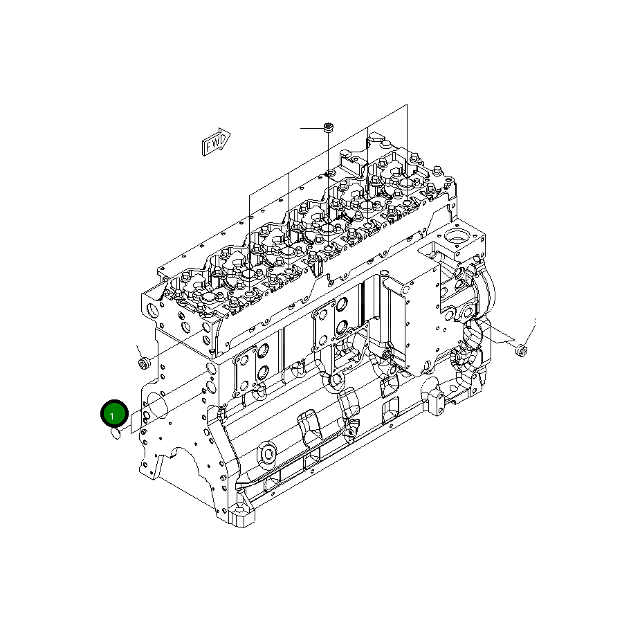 Пробка 6742-01-1380 Komatsu