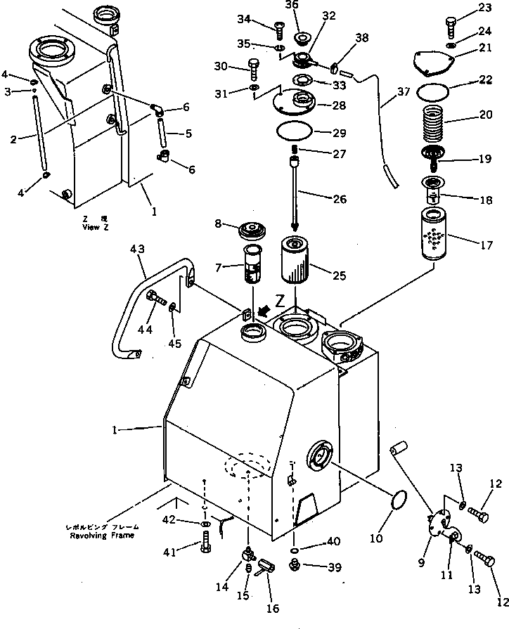 Рукоятка 201-54-61711 Komatsu