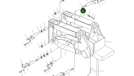 Правая балка 195-79-11170 Komatsu