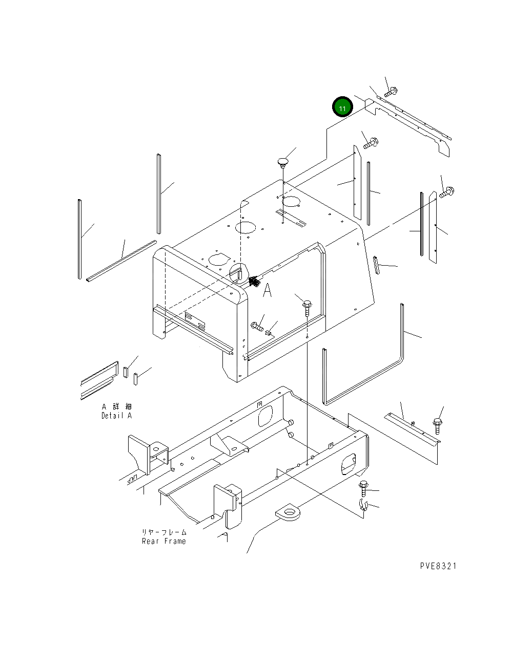 Пластина 417-U47-2250 Komatsu