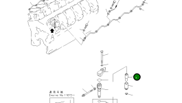 Распылитель 6212-11-3820 Komatsu