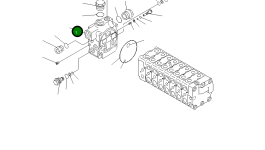 Подсборка блока 723-27-01800 Komatsu