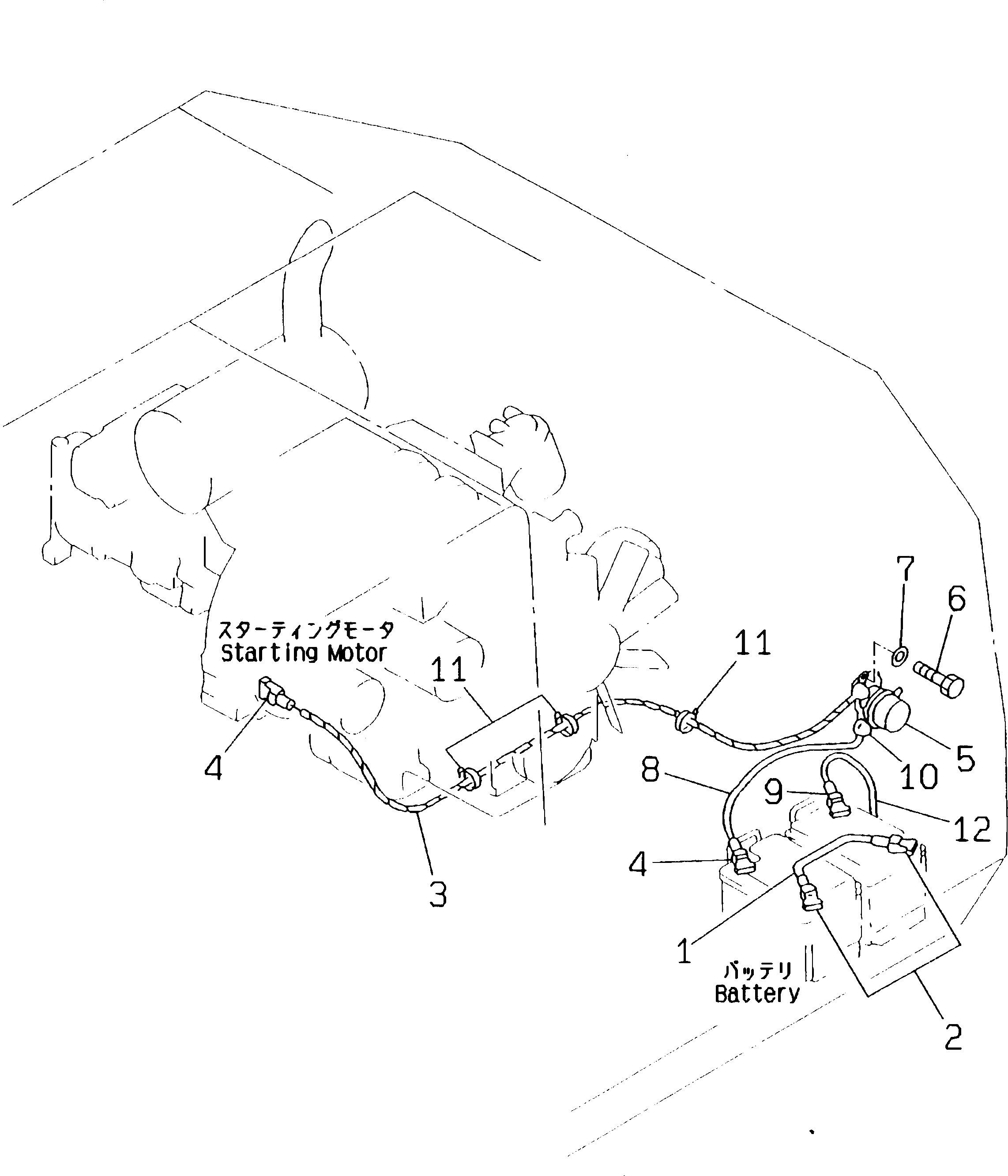 Провод 20G-06-K1841 Komatsu