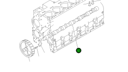 Распределительный вал 6742-01-4320 Komatsu