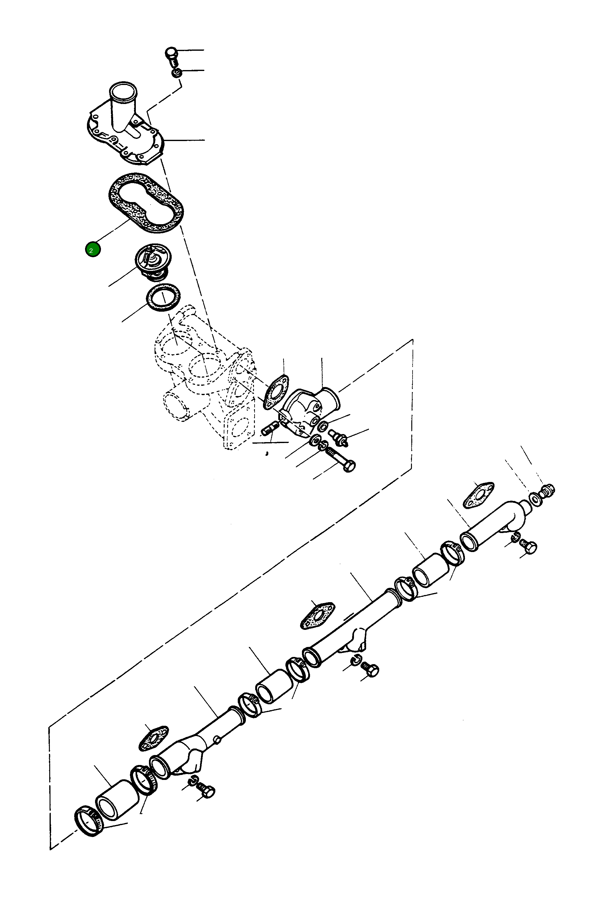 Прокладка 2872577M1 Komatsu