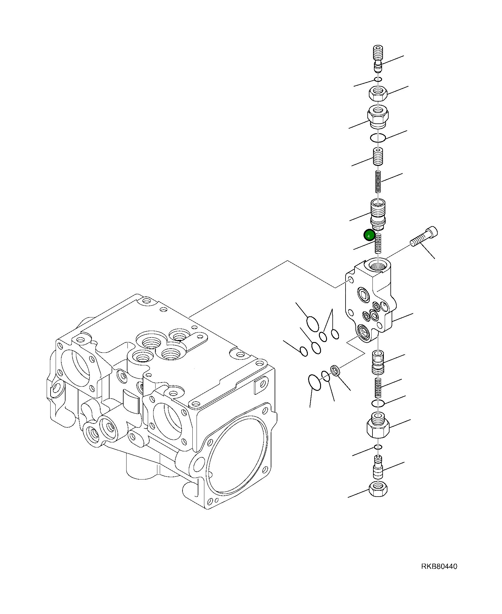 Поршень  720-2T-16040 Komatsu