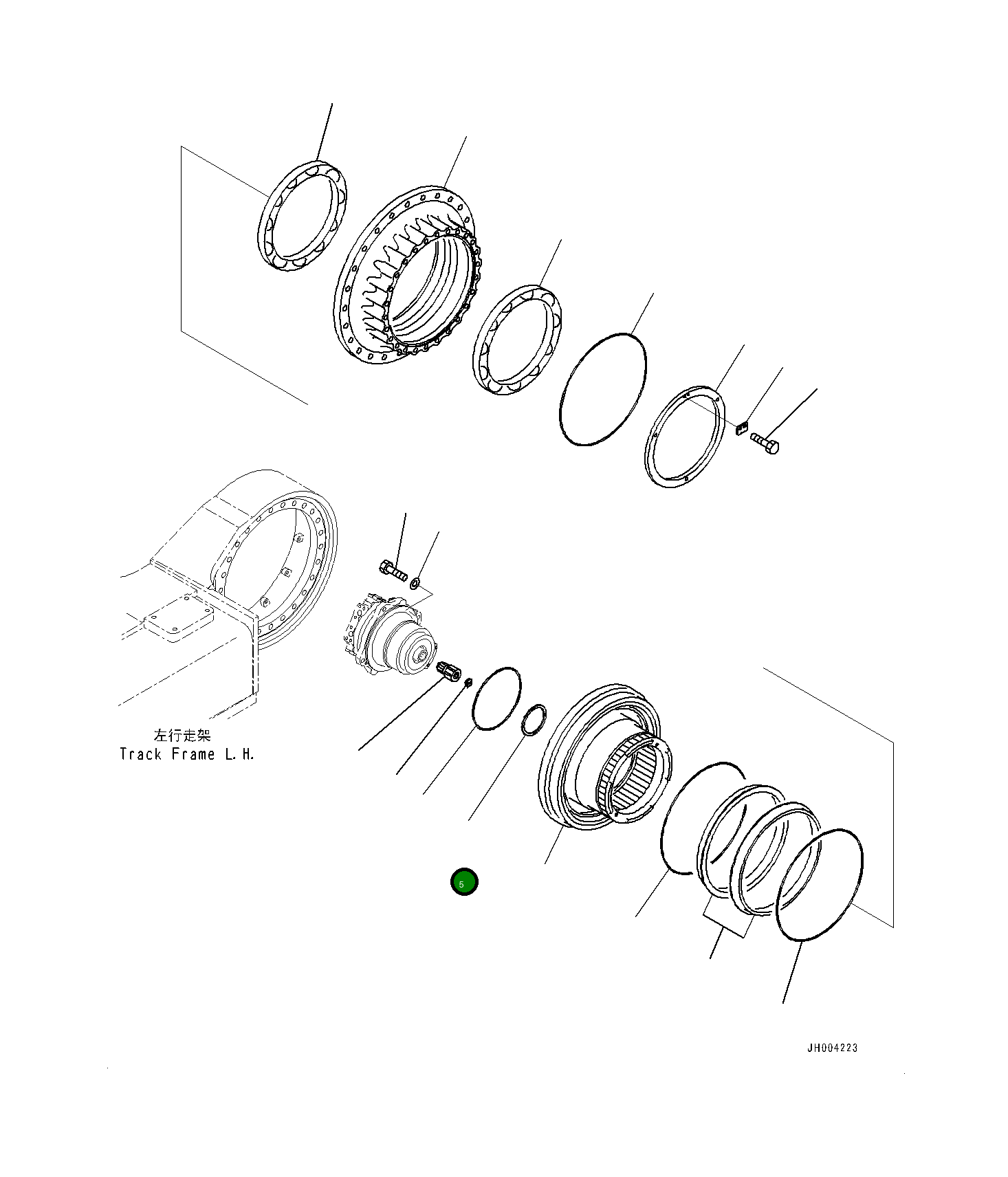Проставка 209-27-71521 Komatsu