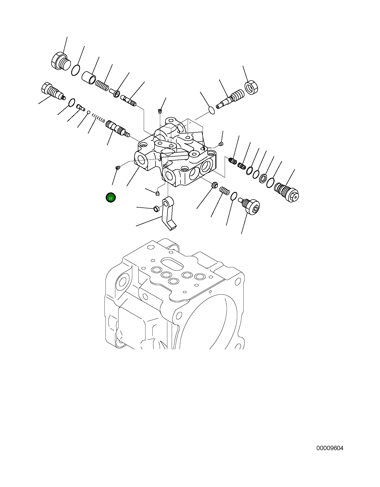 Пробка  708-1T-15560 Komatsu