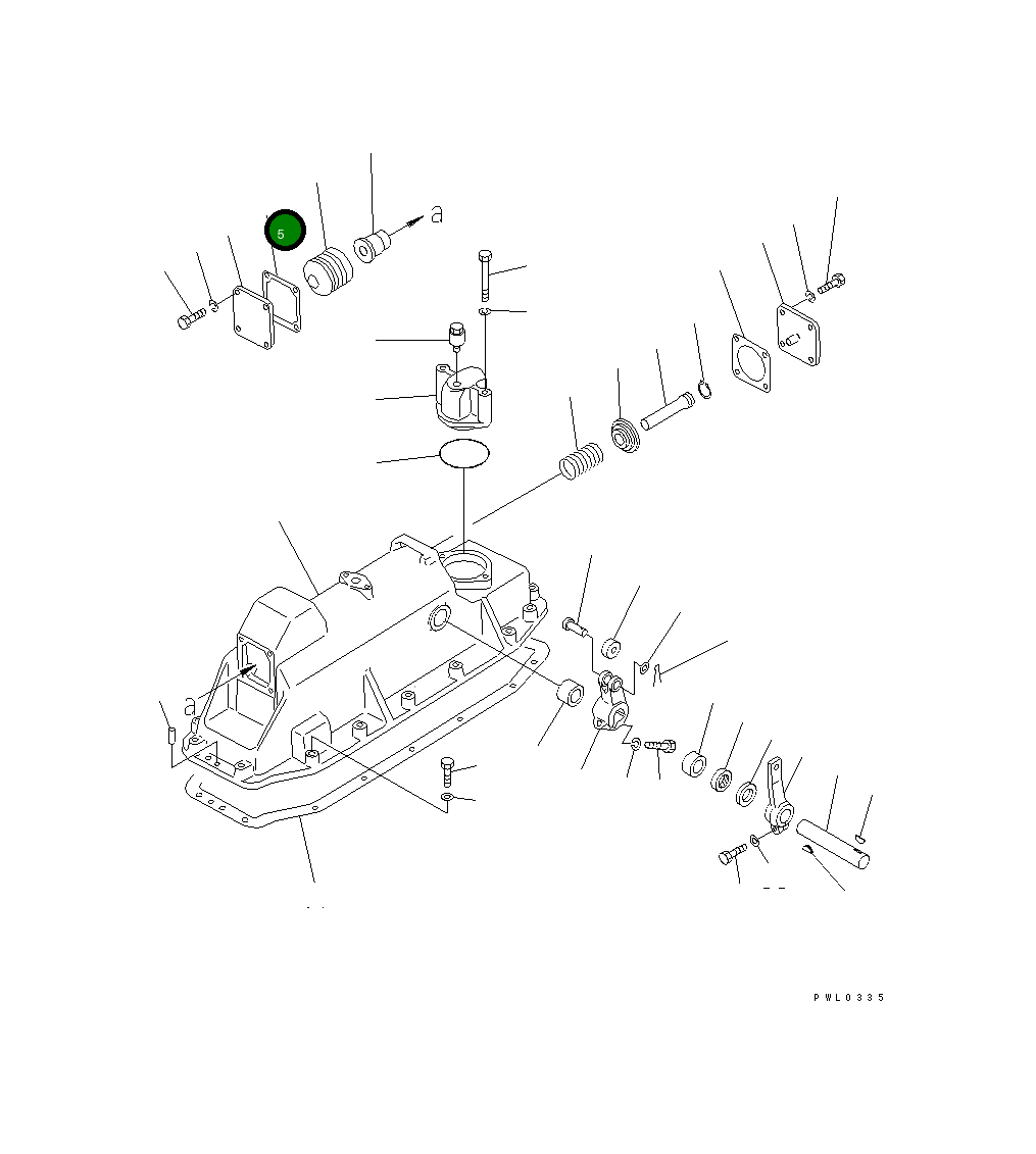 Прокладка 170-33-13460 Komatsu