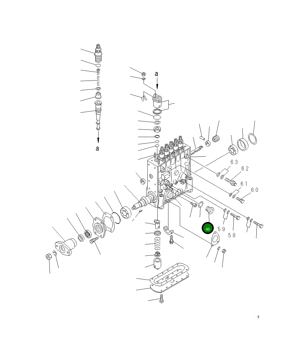 Пробка DK134045-0100 Komatsu