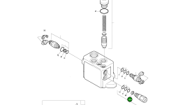 Регулятор расхода с фильтром 07261591 Komatsu