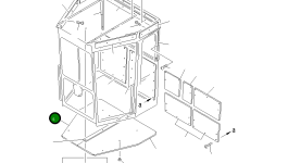 Панель 23D-950-1520 Komatsu
