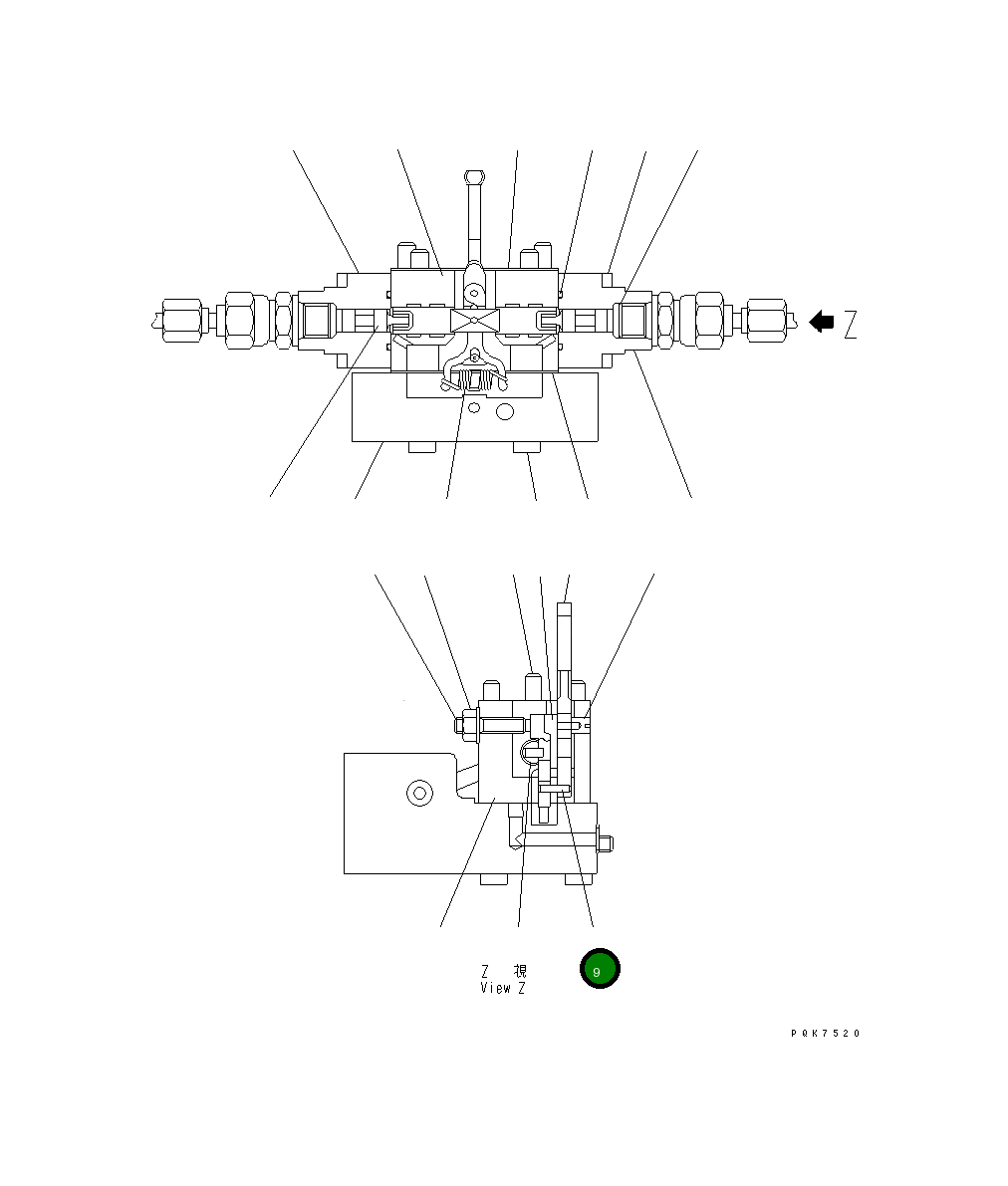 Палец UC1701515529 Komatsu