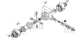 Регулировочная прокладка 013.01.0514 Komatsu