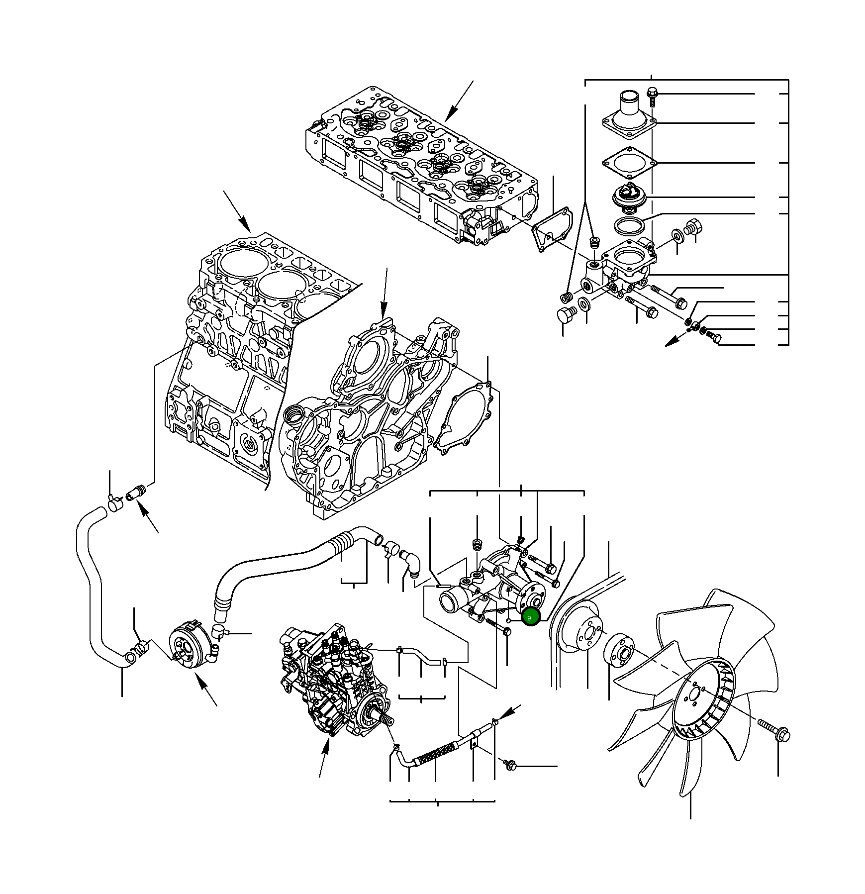 Пробка YM23875-020000 Komatsu