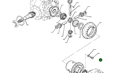 Пружинная шайба HU0114758 Komatsu