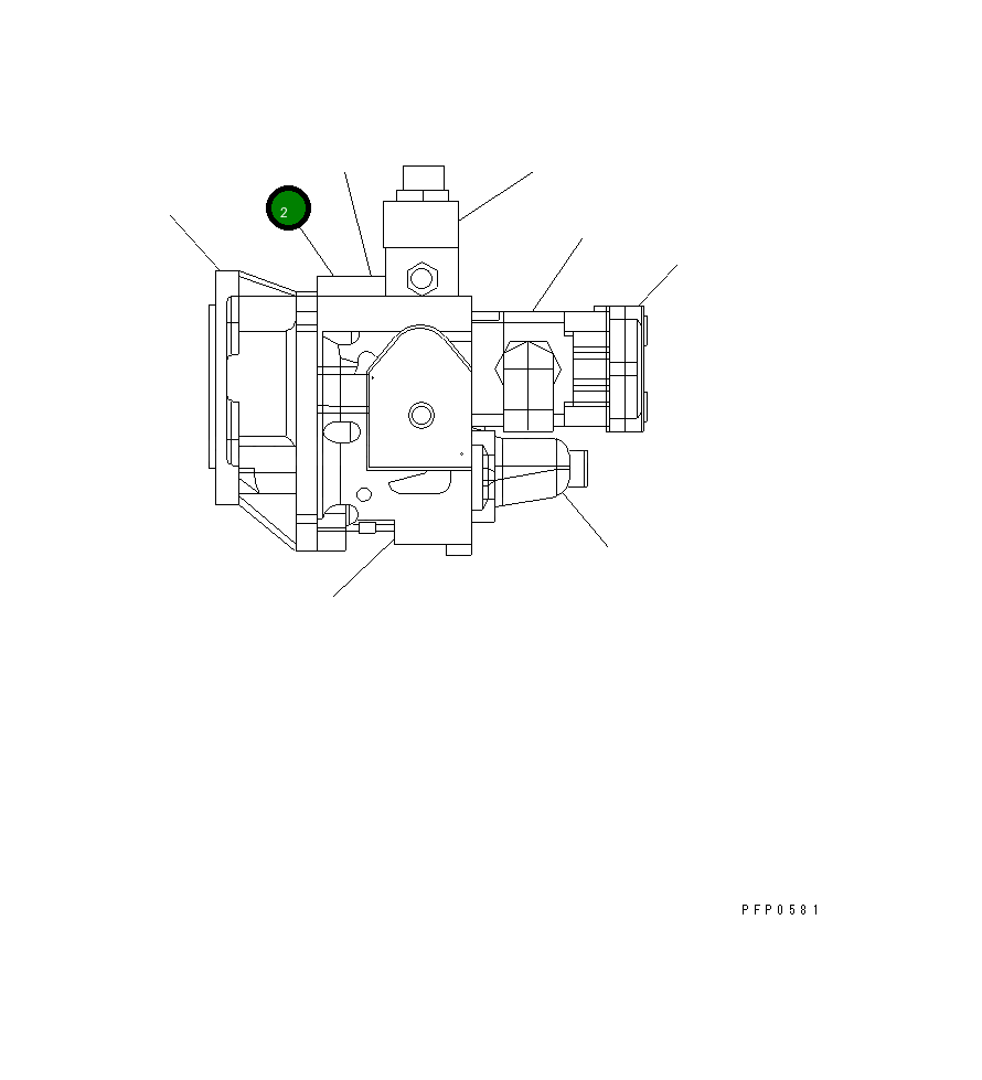 Пробка барабана в сборе CU3028347 Komatsu