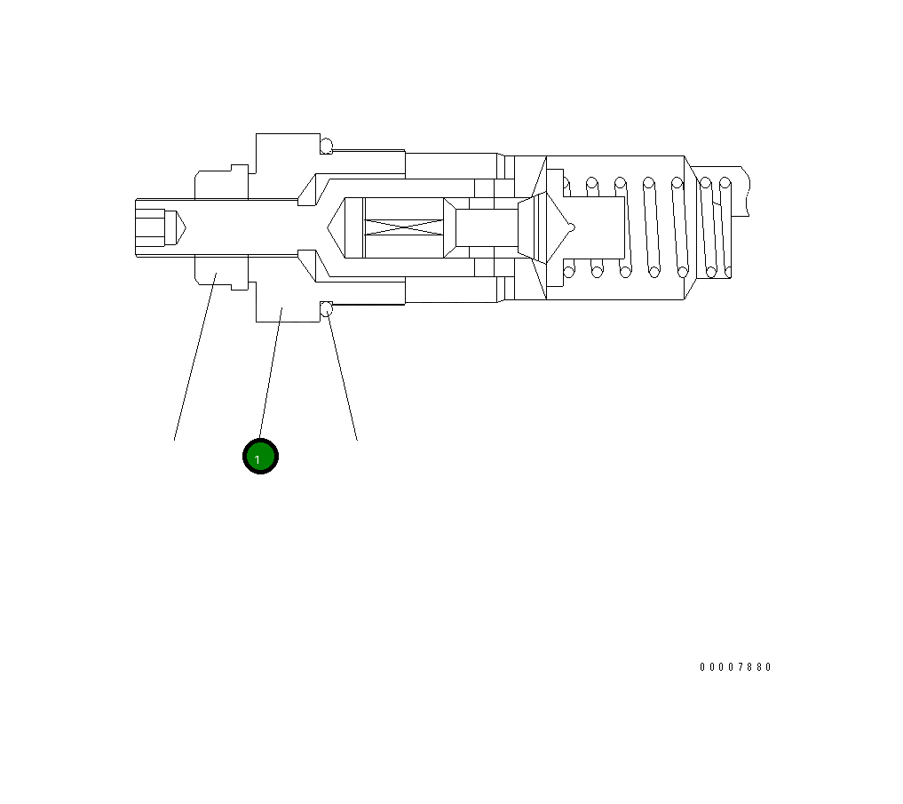 Предохранительный клапан UC47043485671 Komatsu
