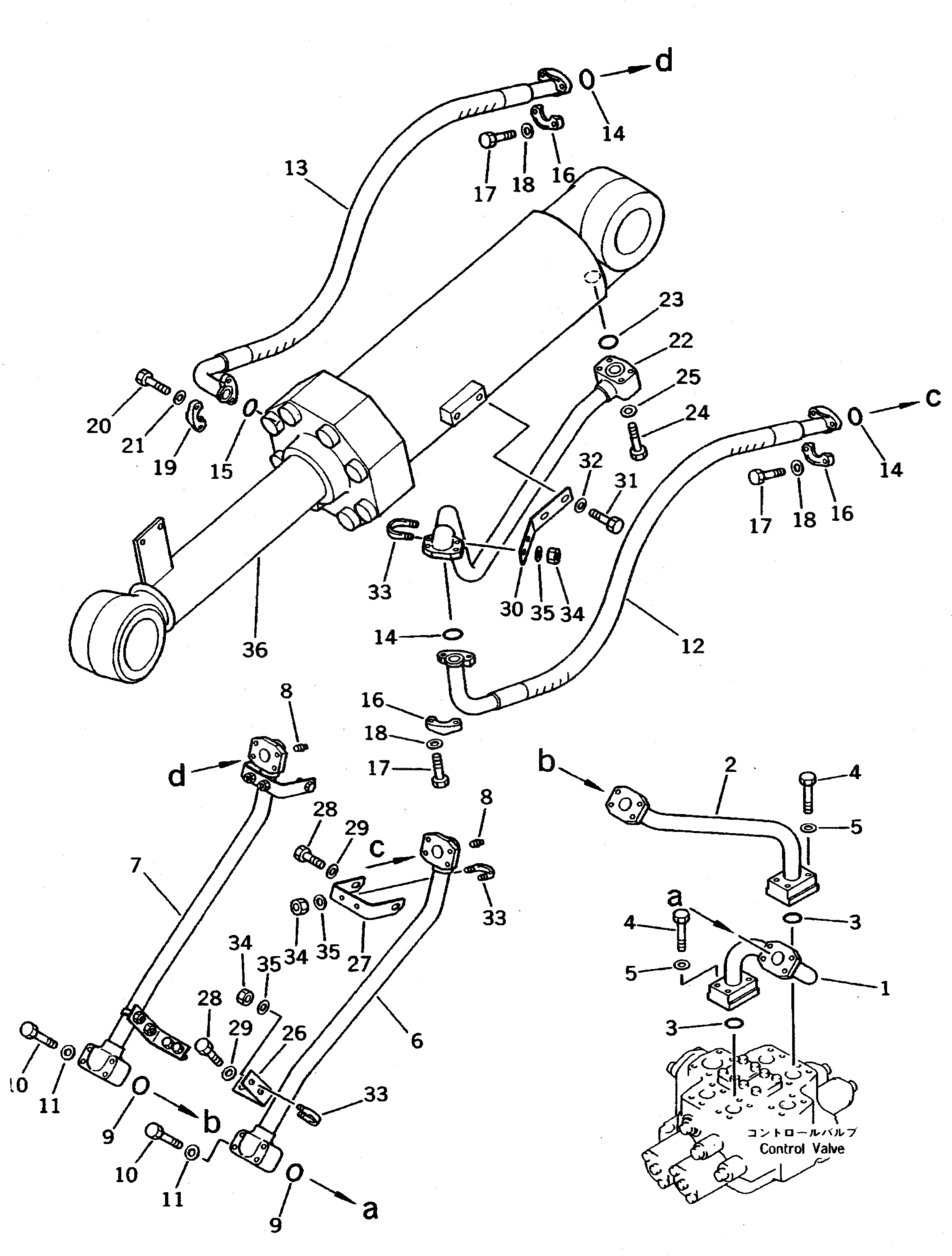 Трубка 425-62-13131 Komatsu