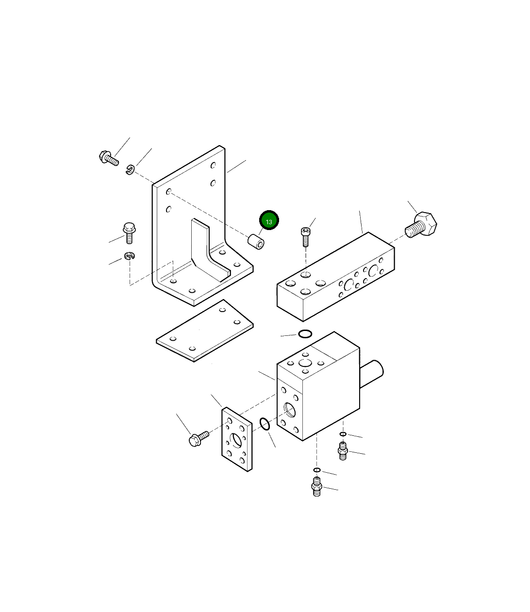 Проставка 15619 Komatsu