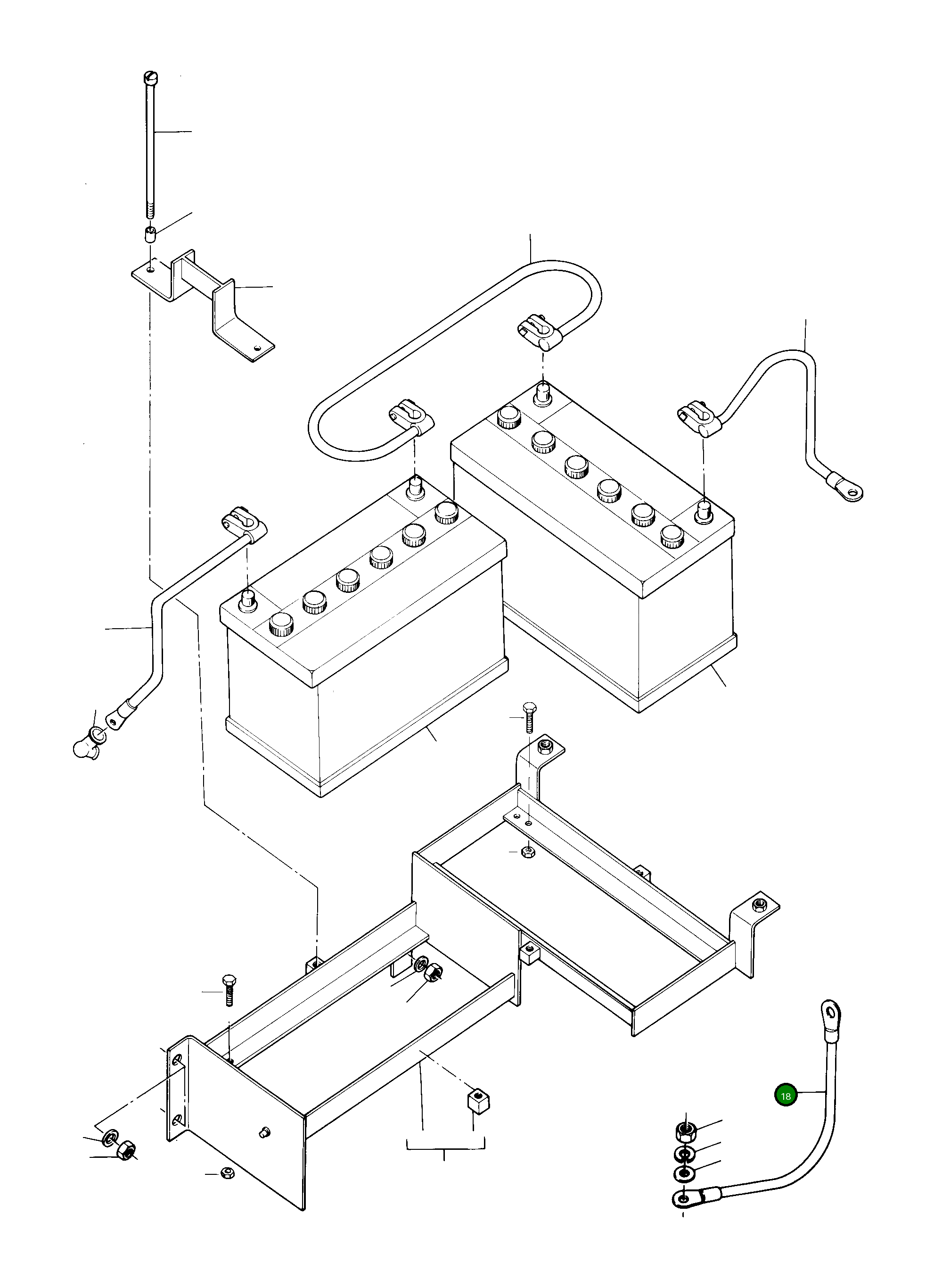 Провод 3080487M91 Komatsu