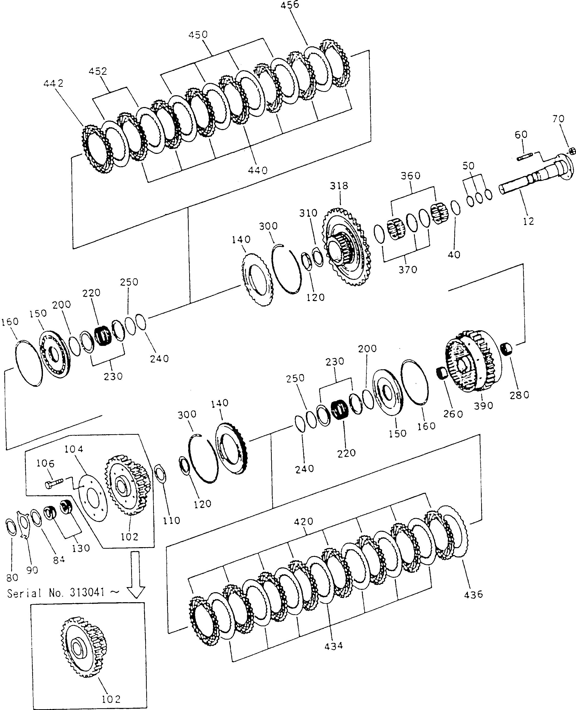 Шестерня,KR BW252384 Komatsu