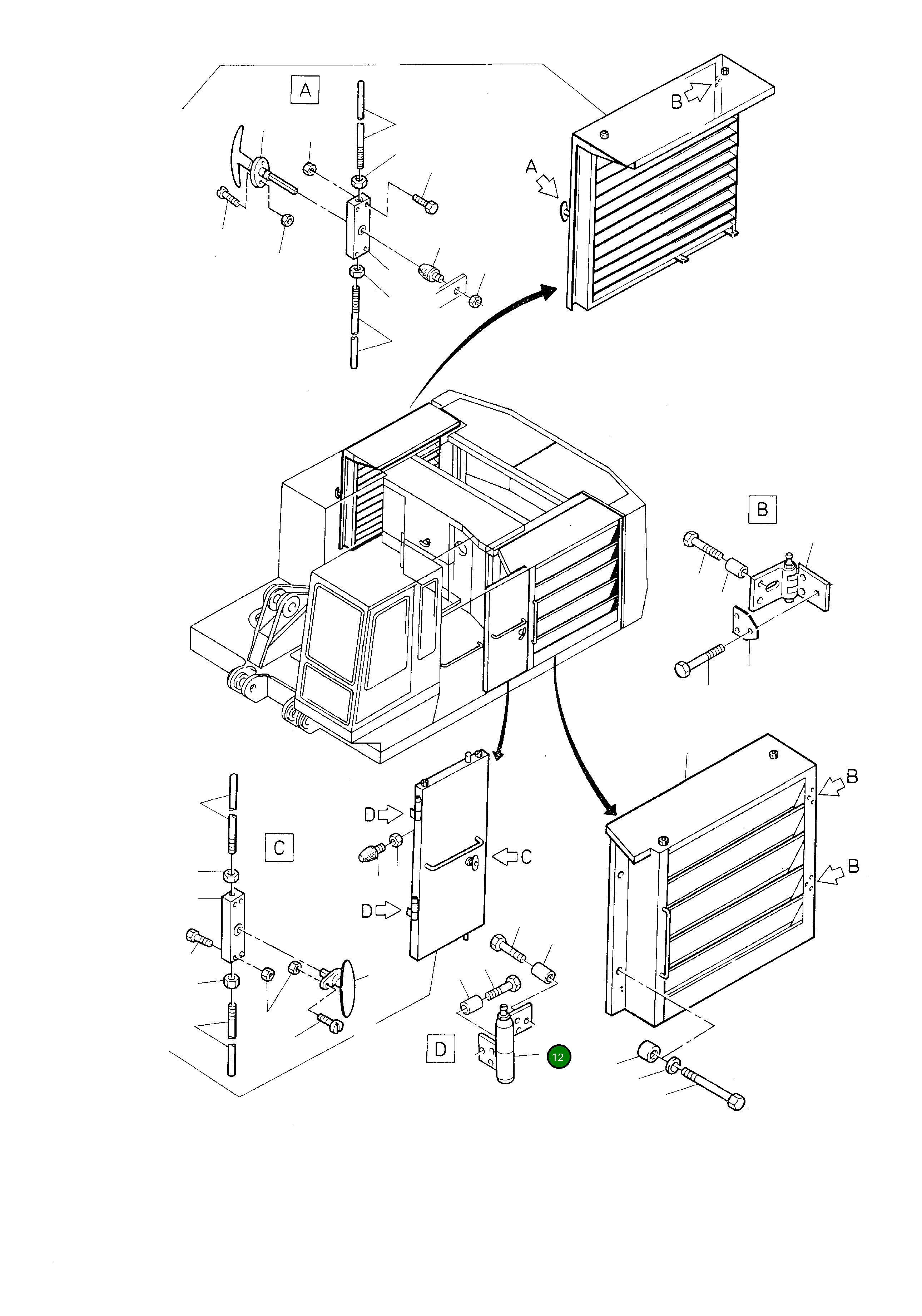 Ролик ленты 623 734 40 Komatsu