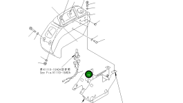 Провод 20U-06-21710 Komatsu
