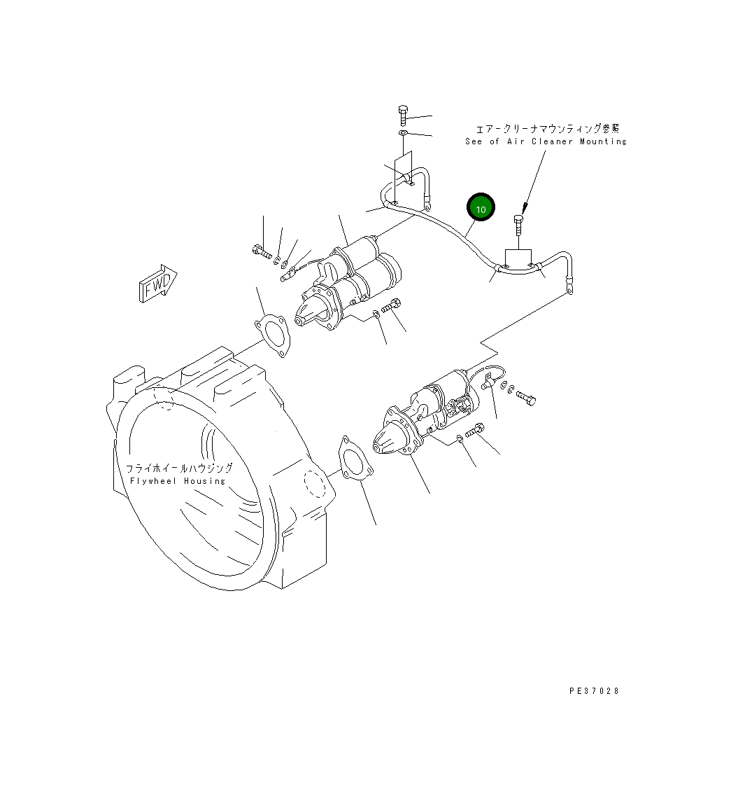 Провод 6162-83-4620 Komatsu