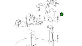 Полюс YM17216468112K Komatsu