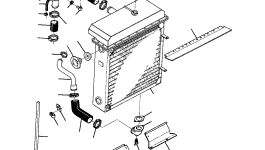 Правый нижний дефлектор радиатора 661 502 C1 Komatsu