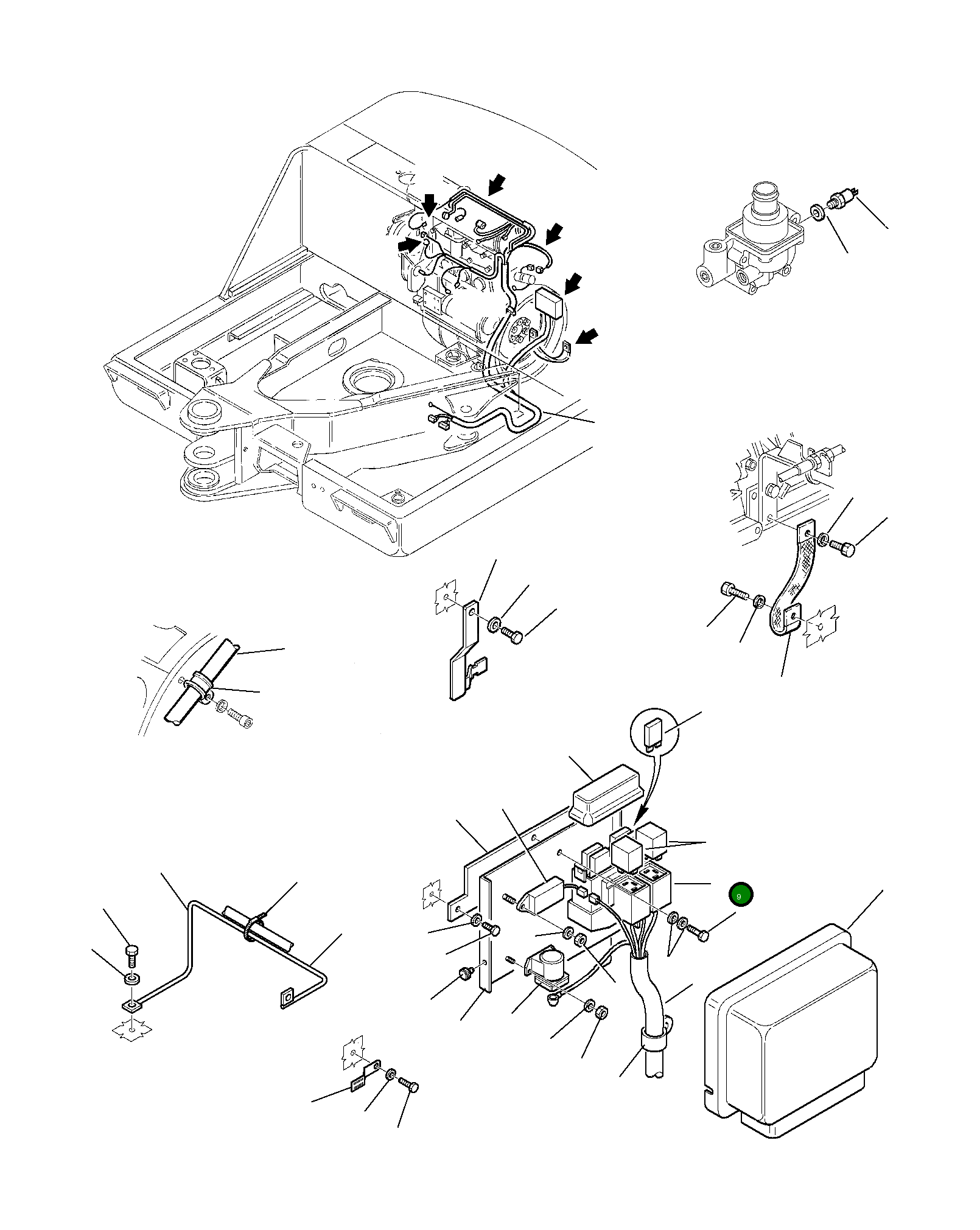 Реле 22E-06-11670 Komatsu
