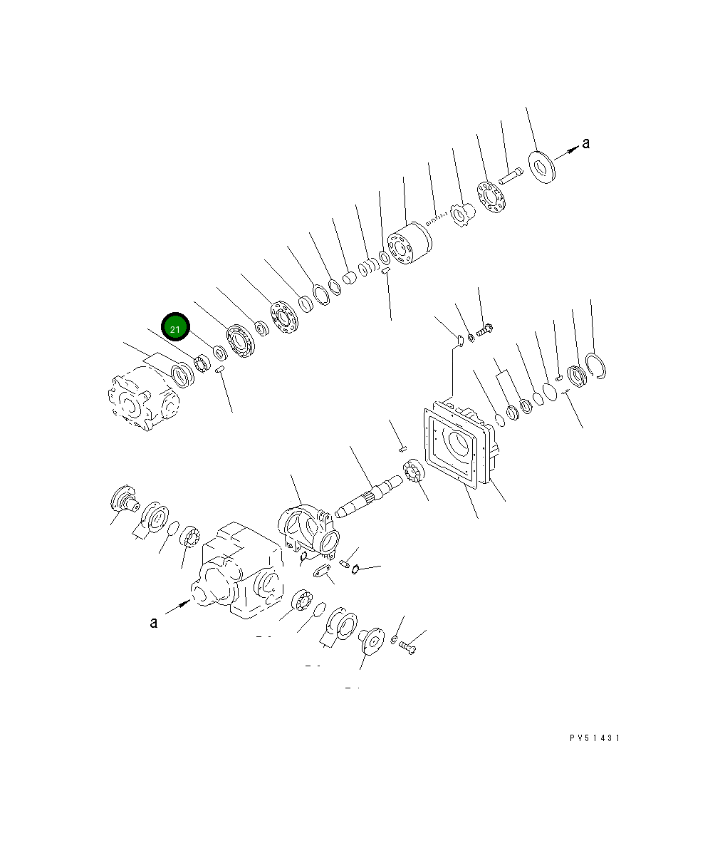 Проставка 263-61-11640 Komatsu