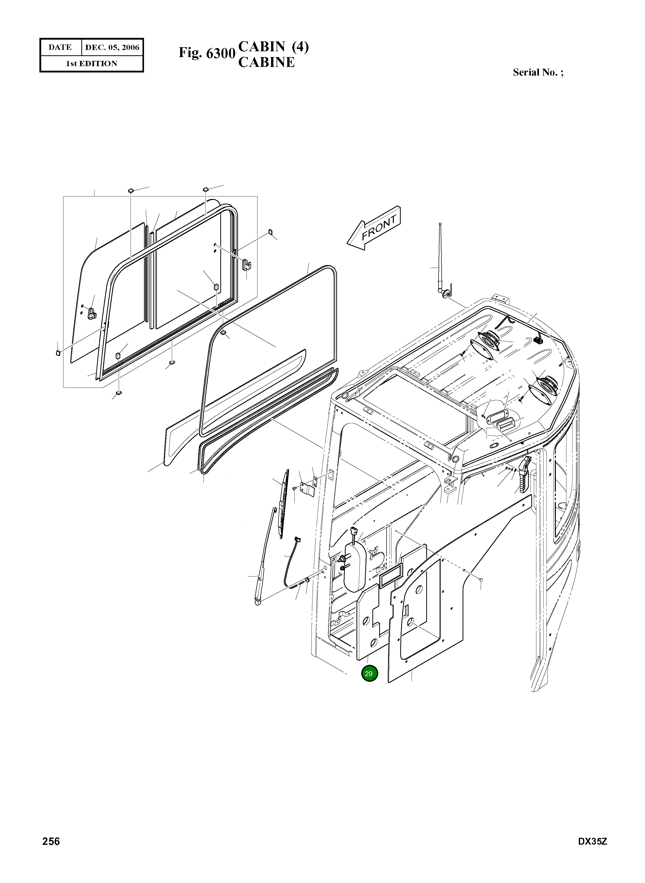 Поролон K1026392 Komatsu