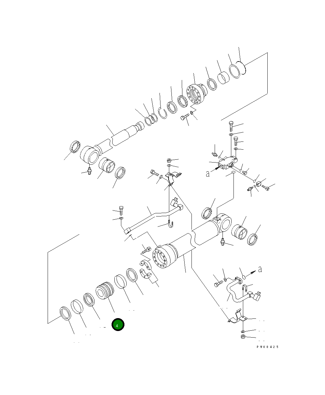 Поршень 20G-63-K1610 Komatsu