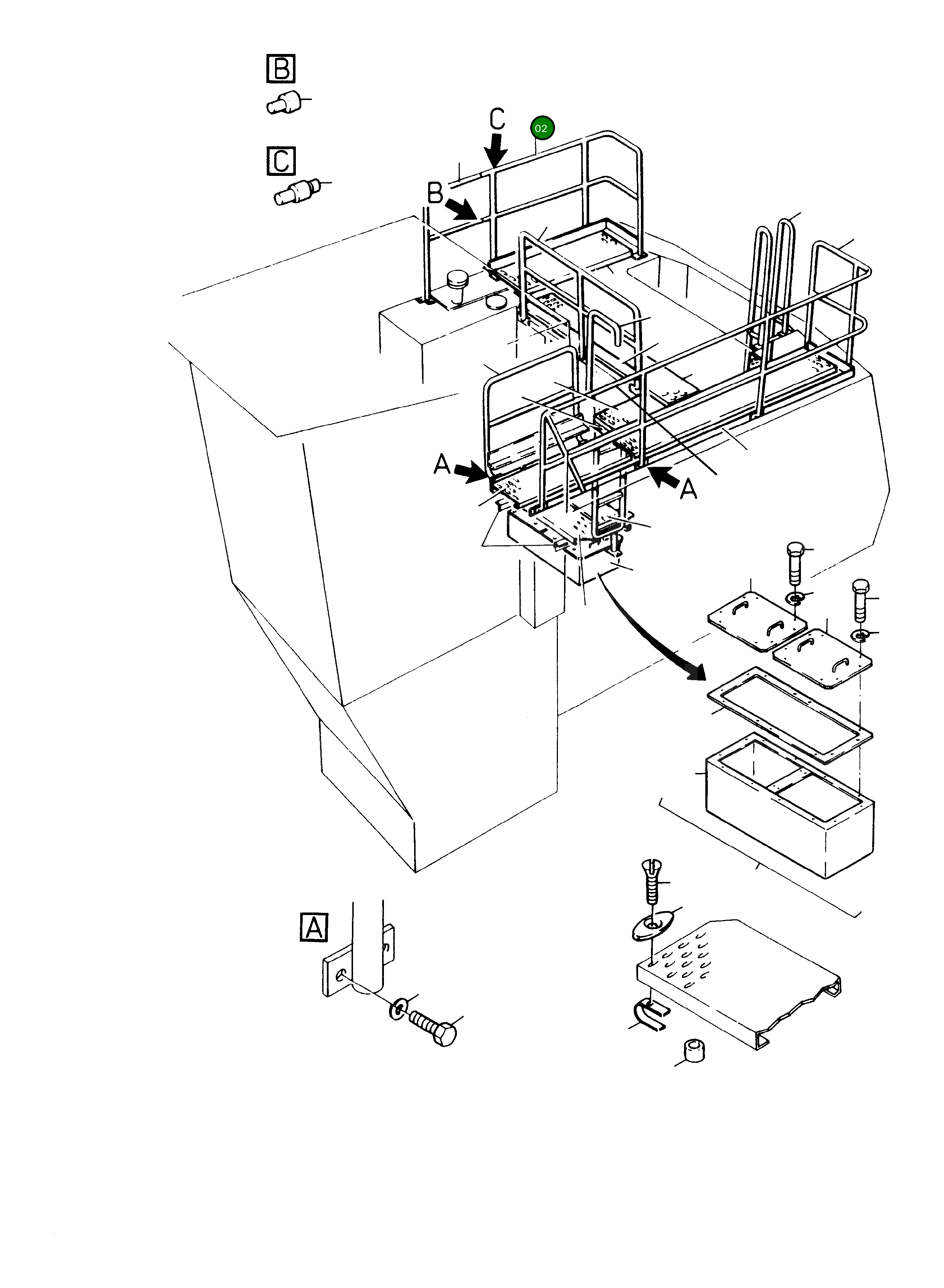 Рельс 431 810 40 Komatsu