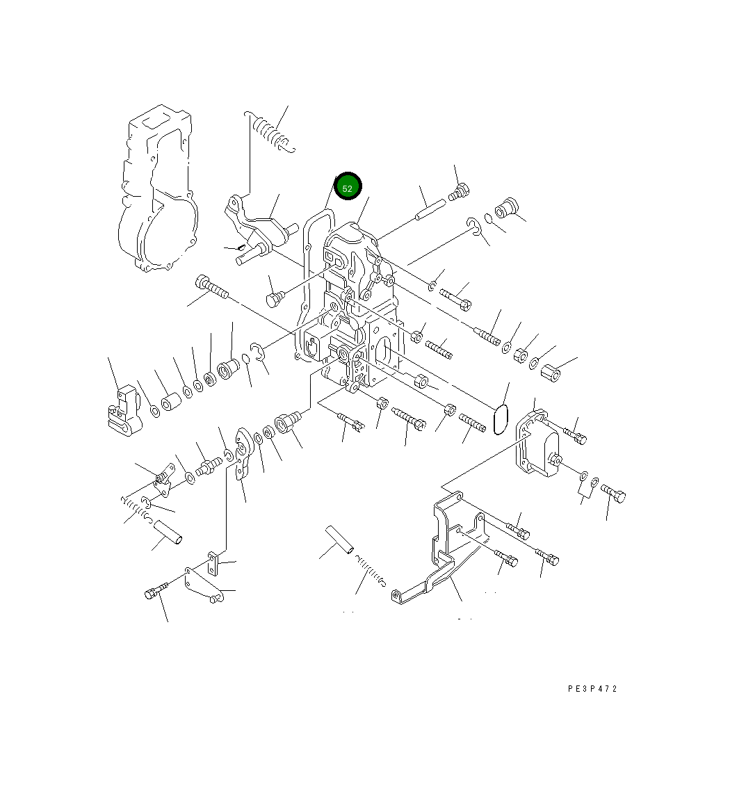 Прокладка DK154390-0200 Komatsu