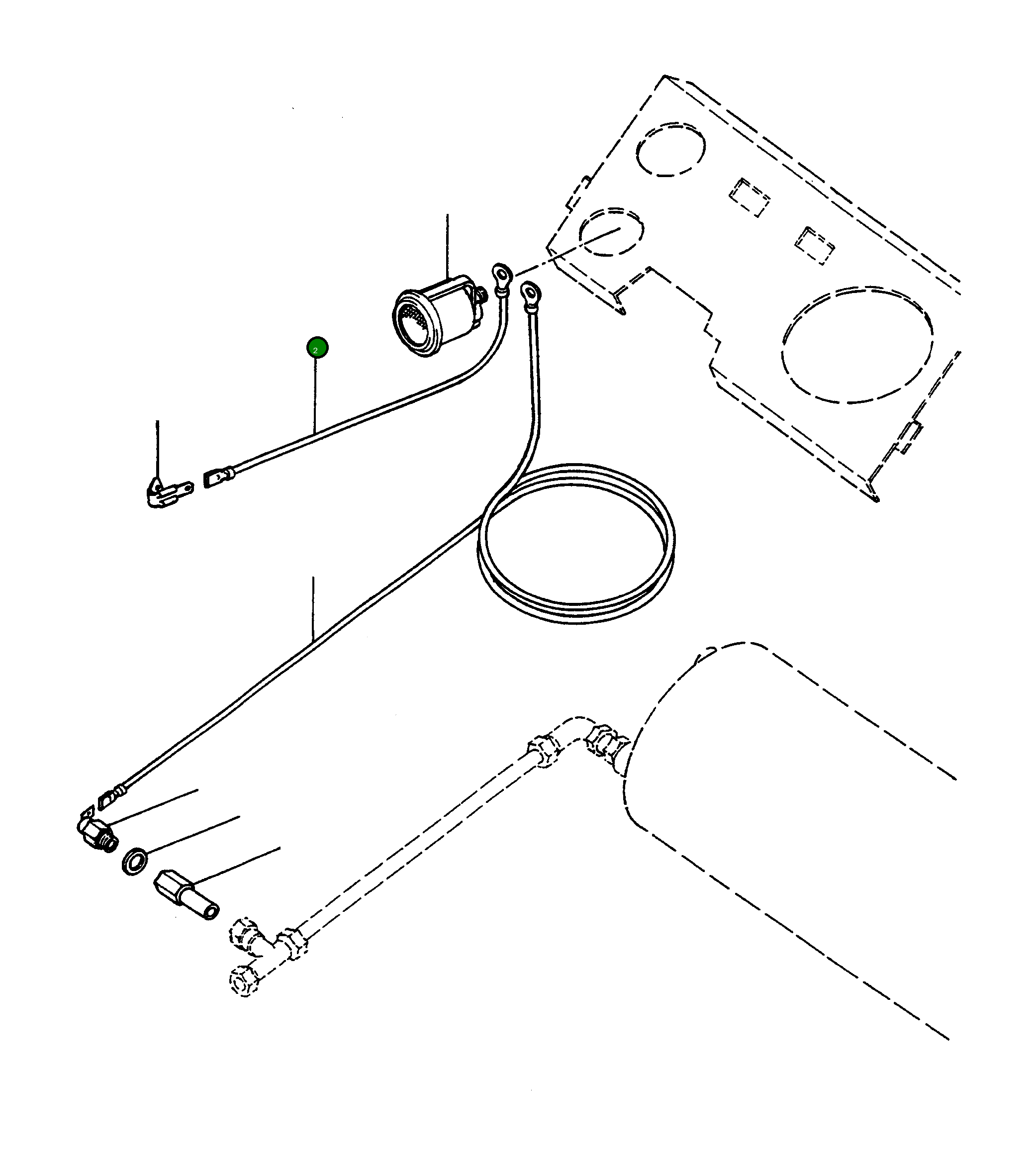 Провод 2969654M1 Komatsu