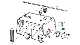 Прокладка 128 672 Komatsu