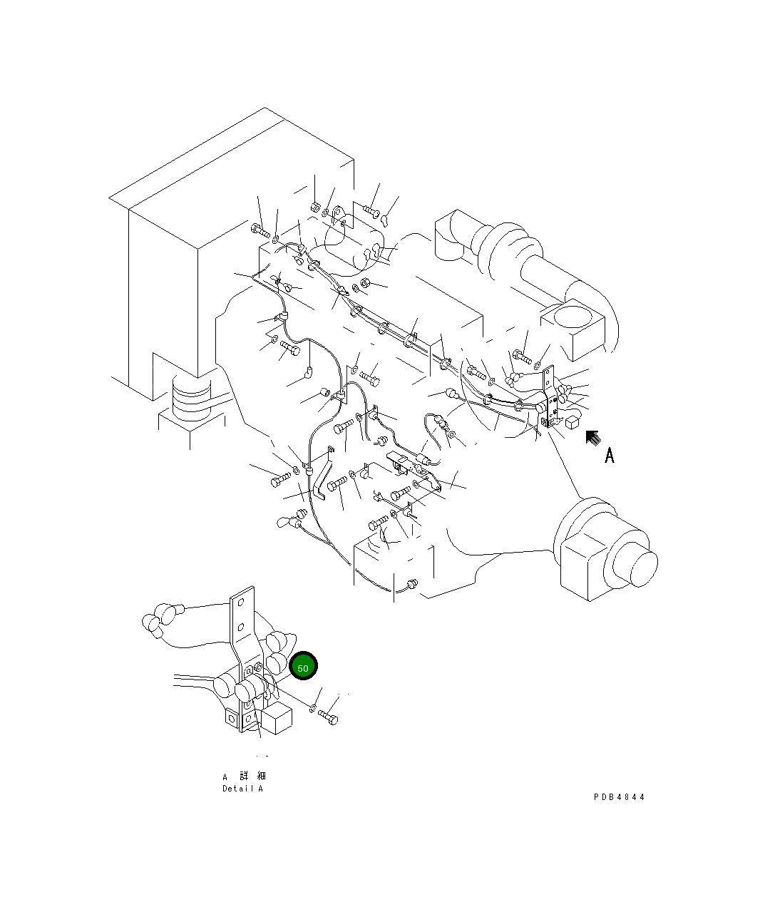 Провод 208-06-K8270 Komatsu